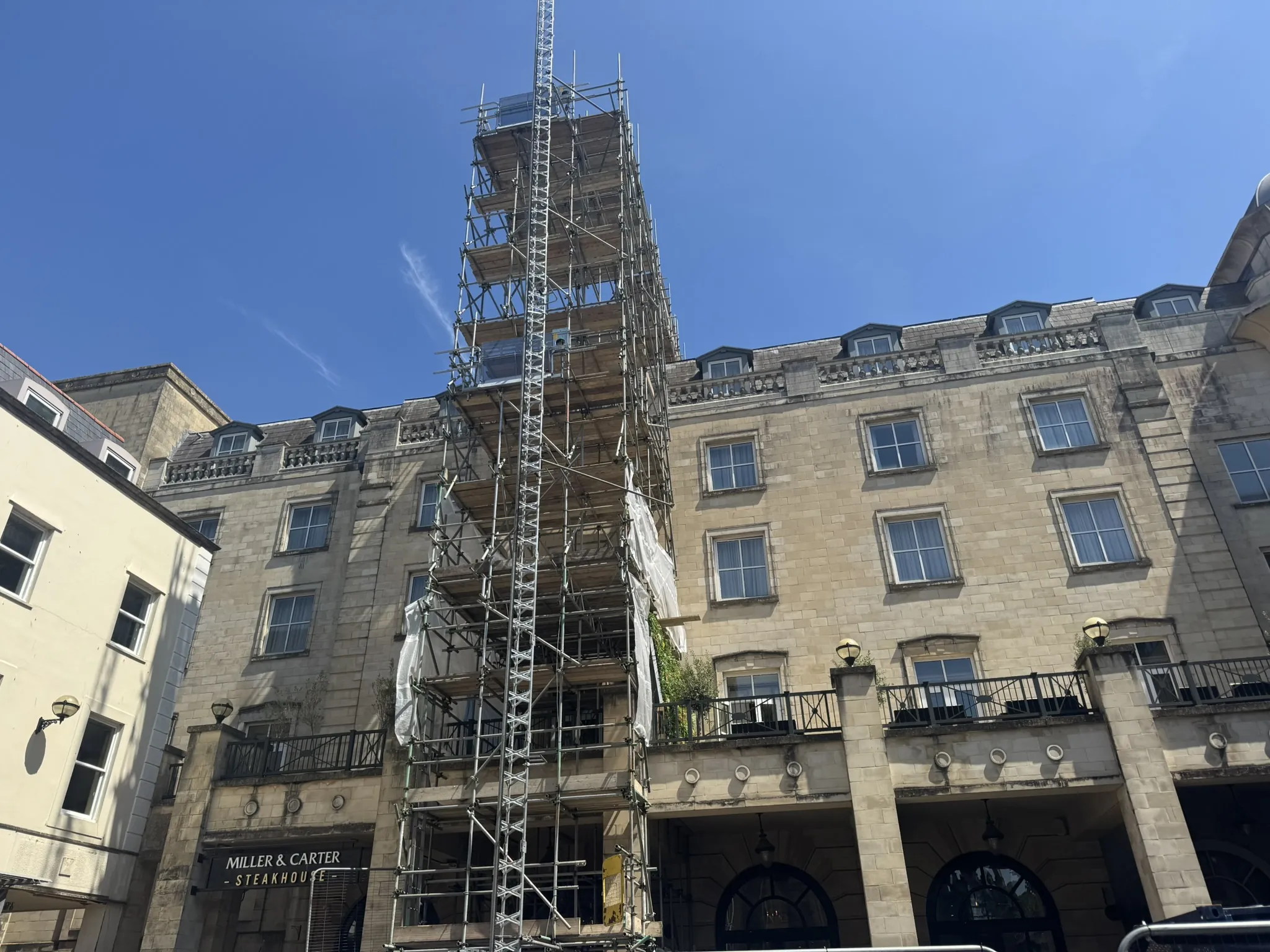 External Refurbishment Project, Hotel, Bristol, Botley Byrne RICS surveyors